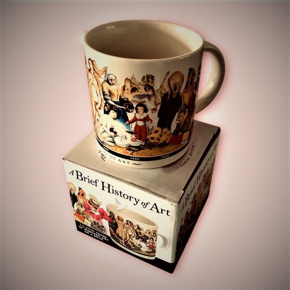 "Brief History of Art" Coffee Mug Microwave and Dishwasher Safe New in Box - Picture 4 of 5